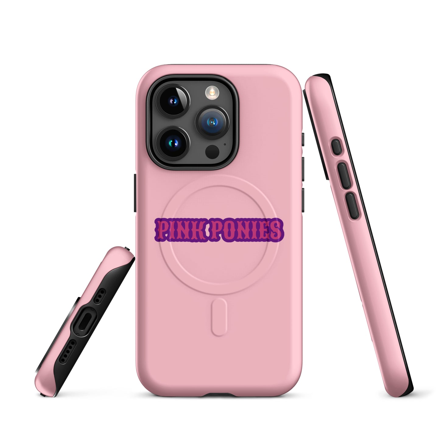 Magsafe Tough Case for iPhone | Pink Pony Athletic Club | Script Logo