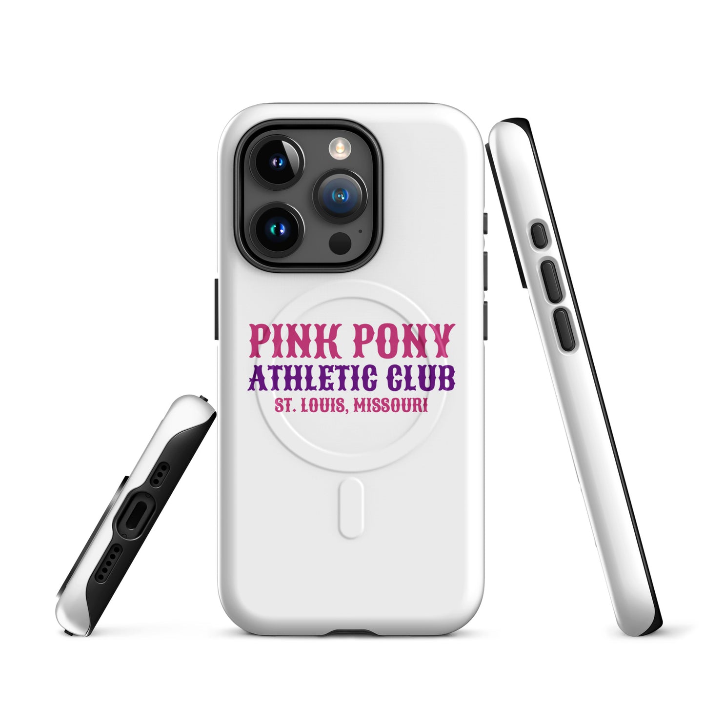 Magsafe Tough Case for iPhone | Pink Pony Athletic Club | Athletic Wordmark Logo