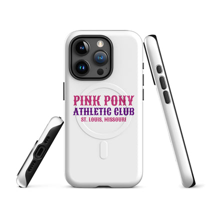 Magsafe Tough Case for iPhone | Pink Pony Athletic Club | Athletic Wordmark Logo