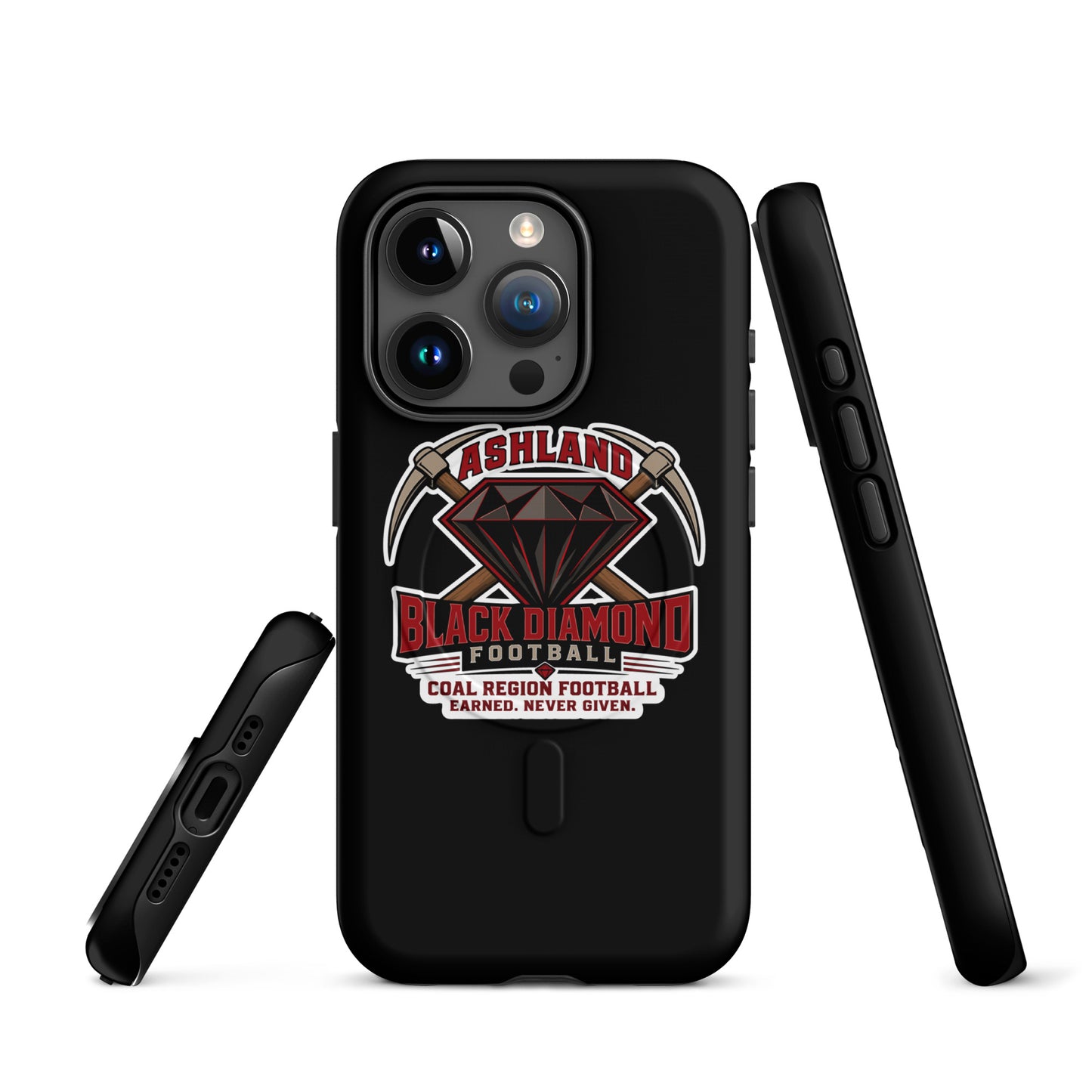 Magsafe Tough Case for iPhone | Ashland Black Diamonds | Vanguard Logo