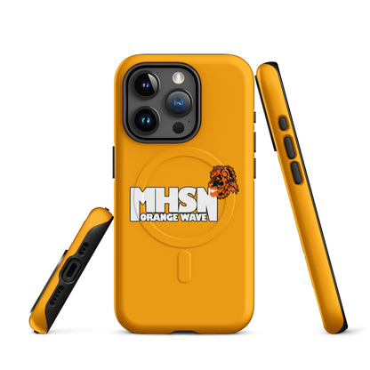 Magsafe Tough Case for iPhone | Orange Wave Marching Band | Crest Logo
