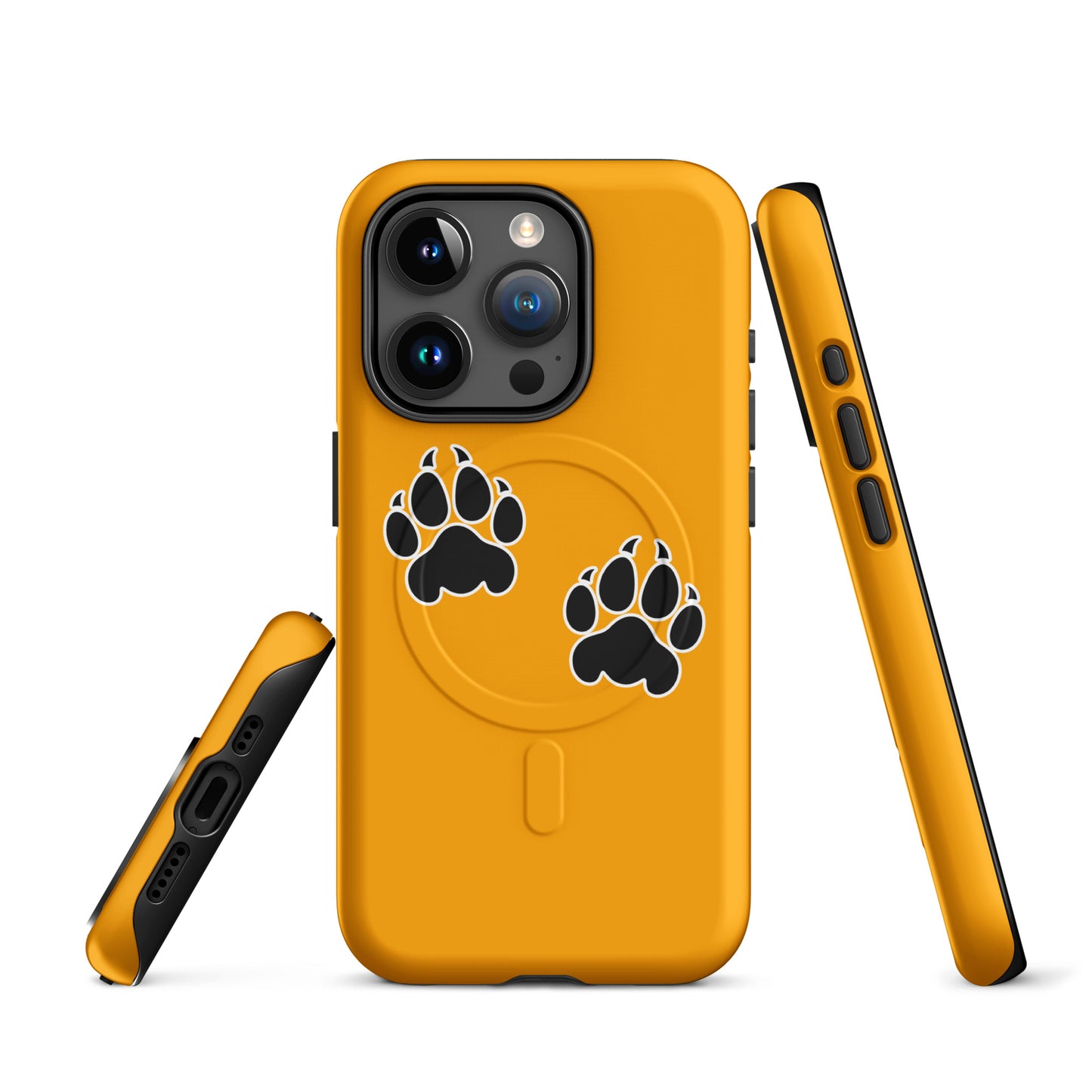 Magsafe Tough Case for iPhone | Orange Wave Marching Band | Paw Mark Logo
