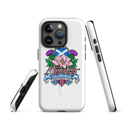 Magsafe Tough Case for iPhone | Pink Magnolias Dance | Valor Logo