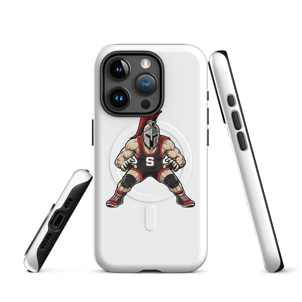Magsafe Tough Case for iPhone | Spartan Wrestling Club | Mascot Logo