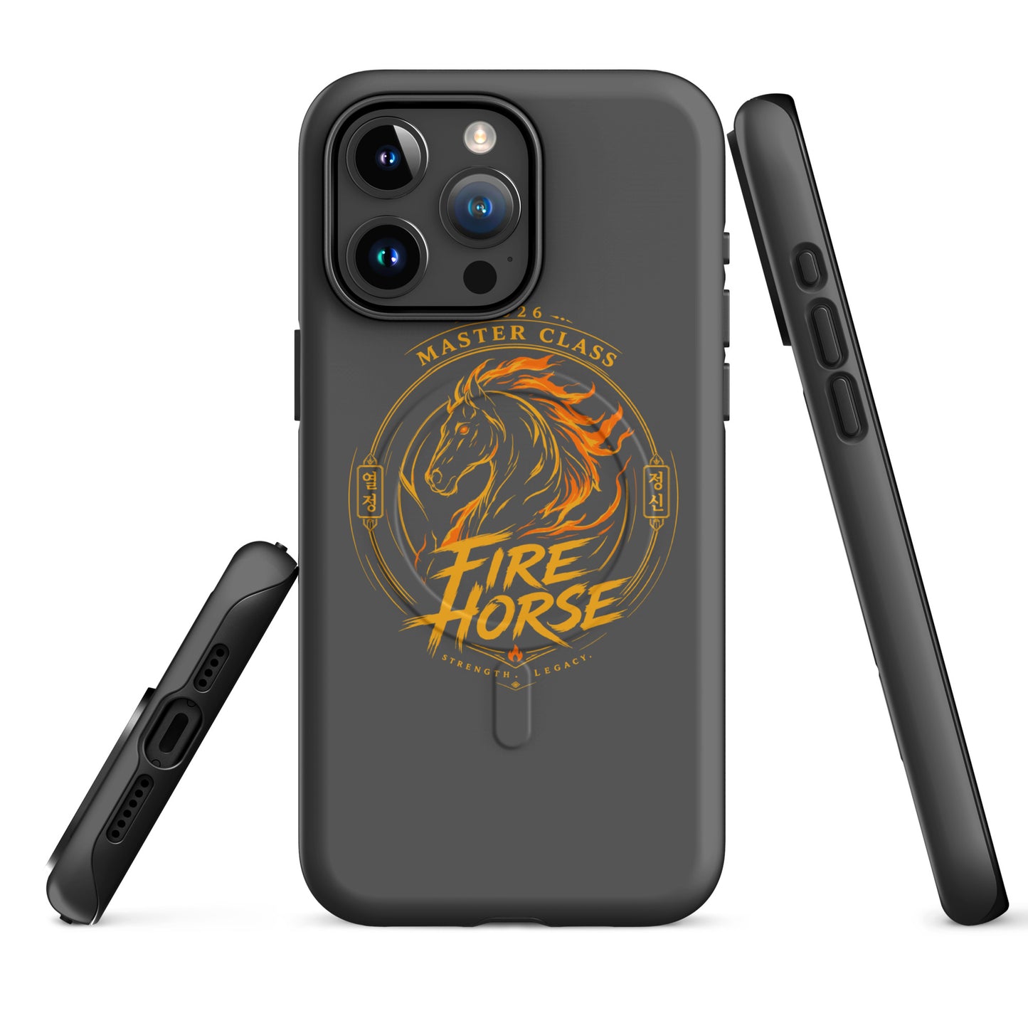 Magsafe Tough Case for iPhone | Fire Horse Masters | Crest Logo