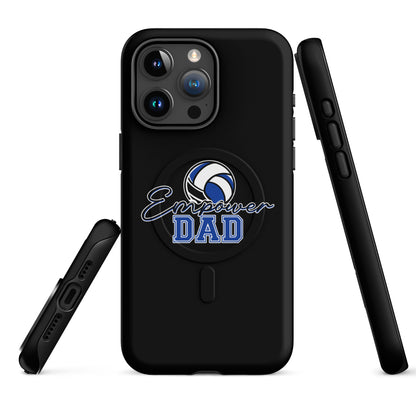 Magsafe Tough Case for iPhone | Empower Volleyball Club | Dad Crest Logo