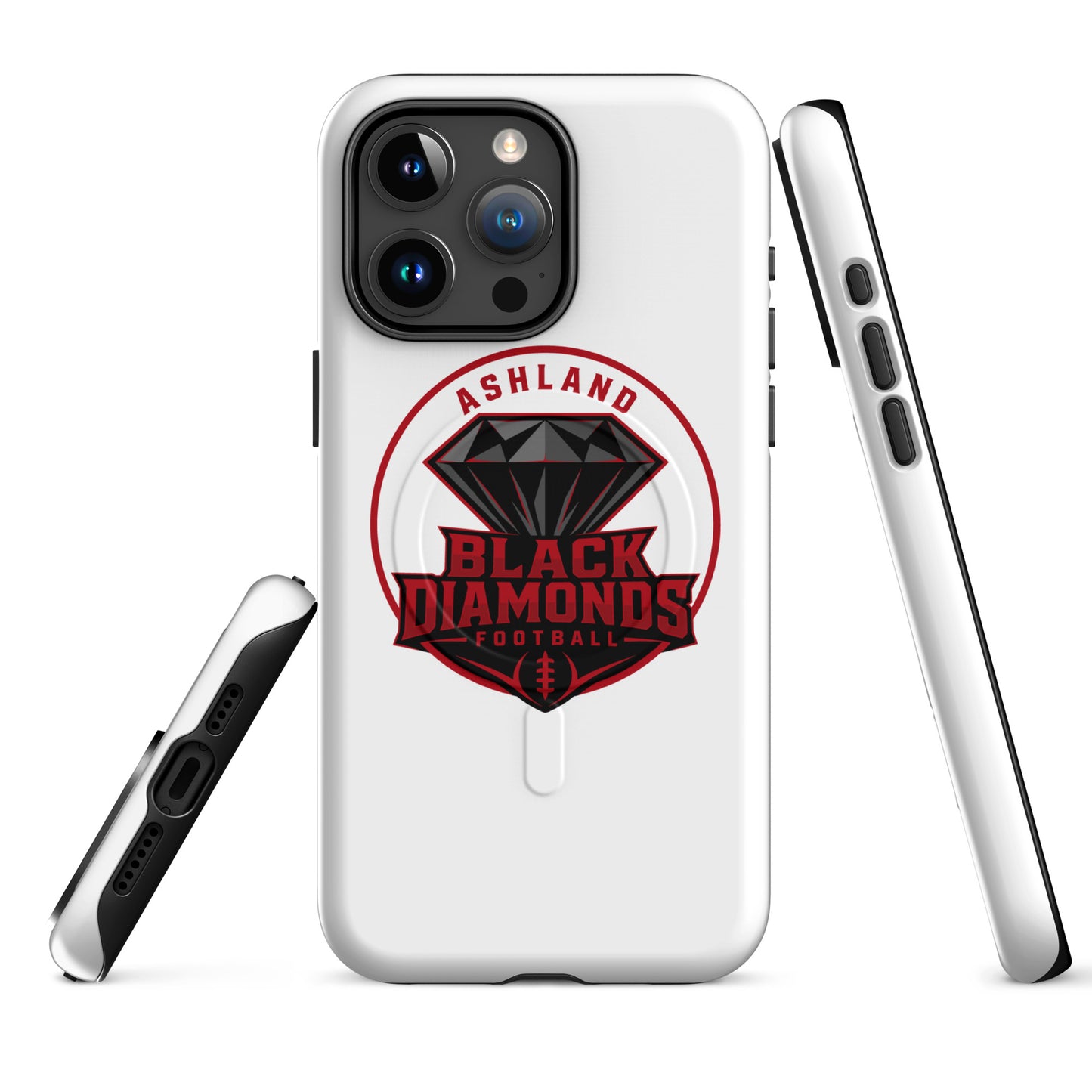 Magsafe Tough Case for iPhone | Ashland Black Diamonds | Badge Logo