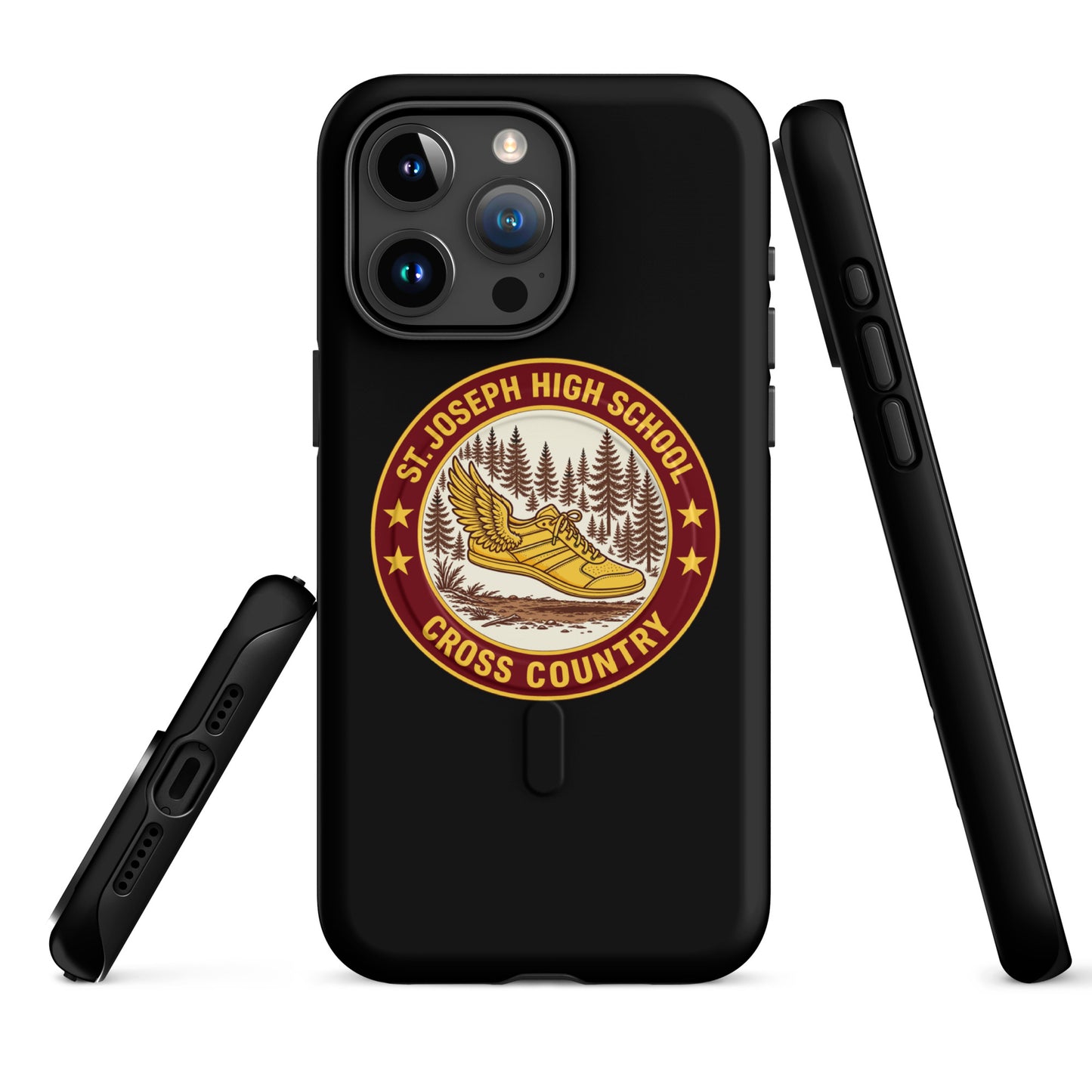 Magsafe Tough Case for iPhone | St. Joseph High School - Cross Country | Badge Logo