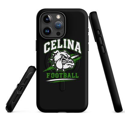 Magsafe Tough Case for iPhone | Celina Black Football | Emblem Logo