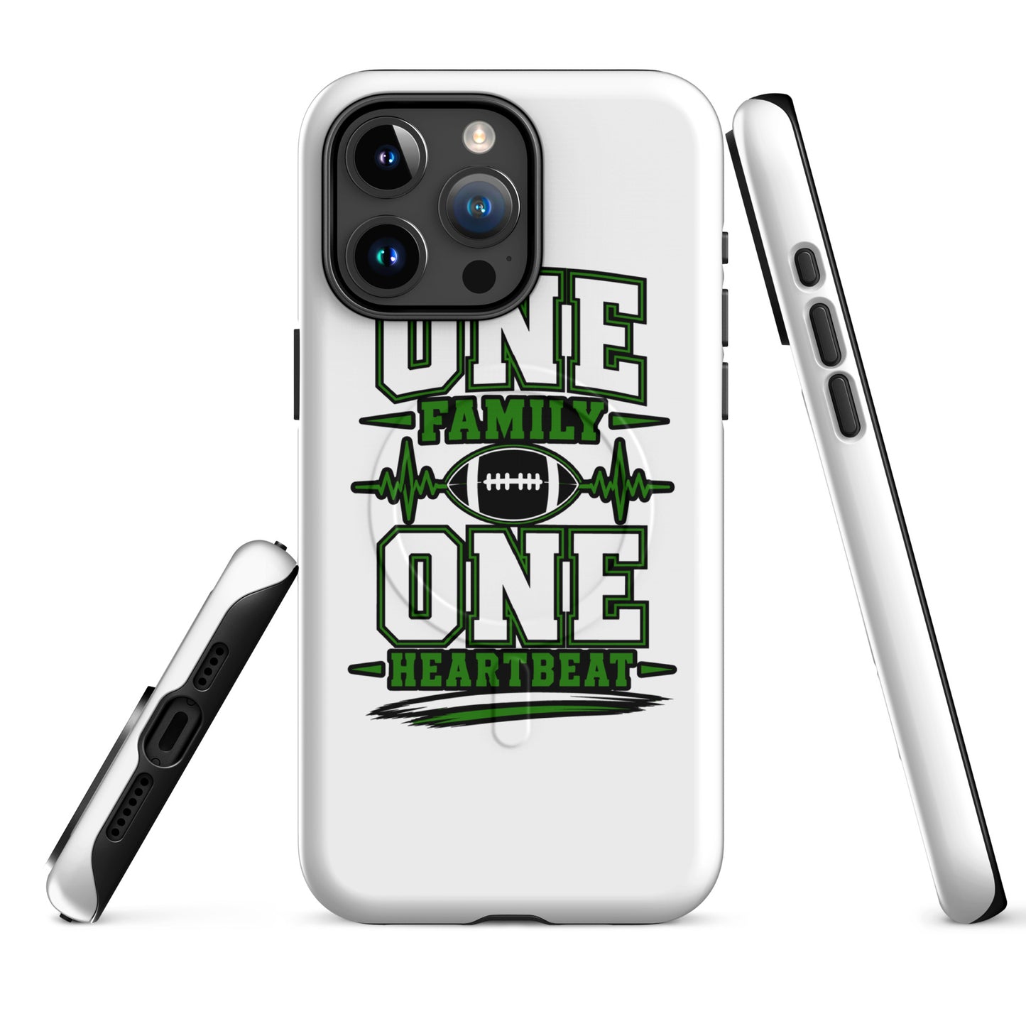 Magsafe Tough Case for iPhone | Celina Black Football | Modern Script Logo