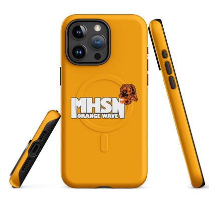 Magsafe Tough Case for iPhone | Orange Wave Marching Band | Crest Logo