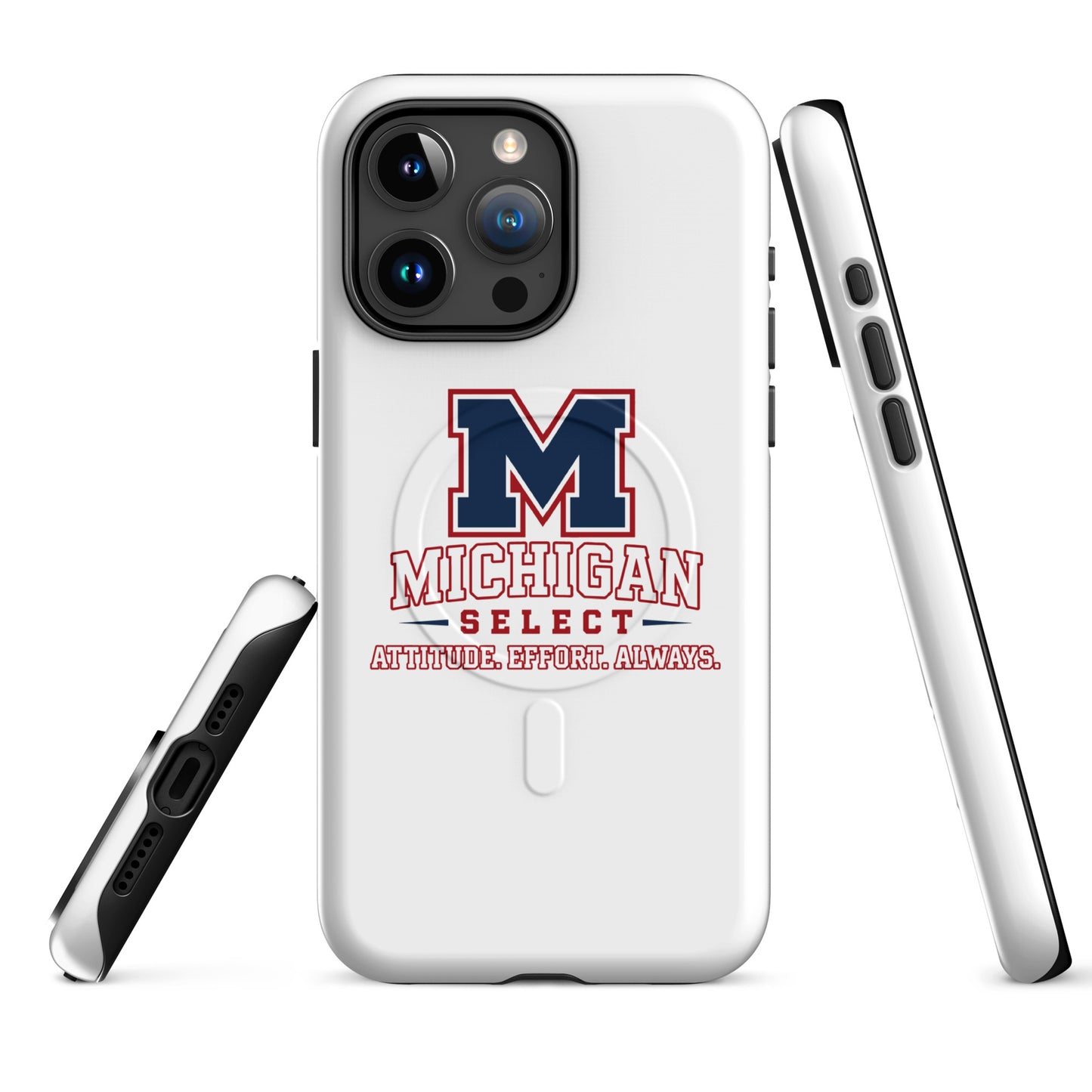 Magsafe Tough Case for iPhone | Michigan Select Baseball | Crest Logo