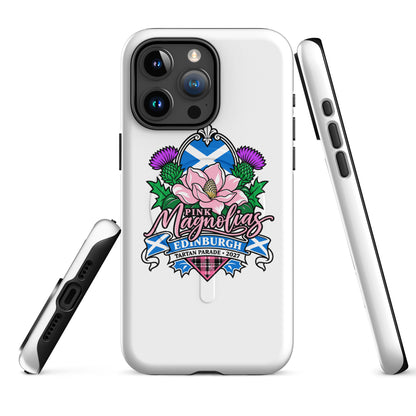 Magsafe Tough Case for iPhone | Pink Magnolias Dance | Valor Logo