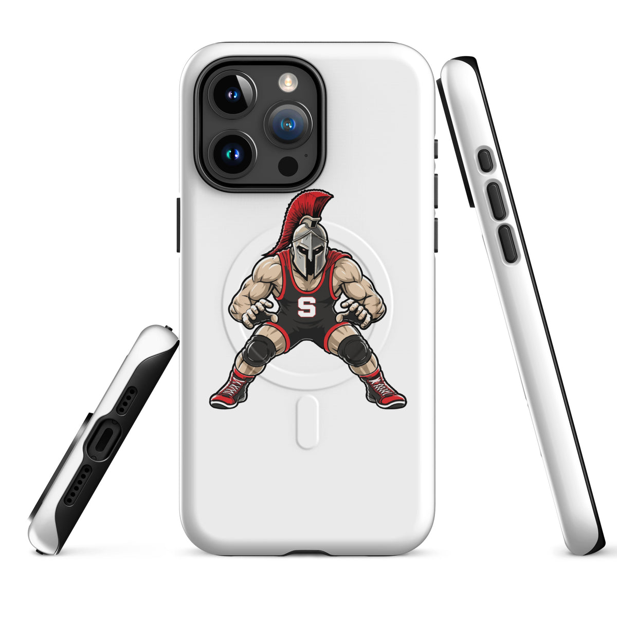 Magsafe Tough Case for iPhone | Spartan Wrestling Club | Mascot Logo