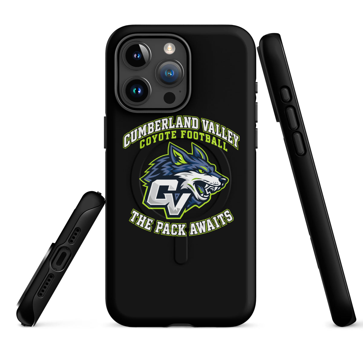 Magsafe Tough Case for iPhone | Cumberland Valley Coyotes Football | Emblem Logo