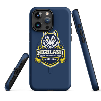 Magsafe Tough Case for iPhone | Highland youth football and cheer | Emblem Logo
