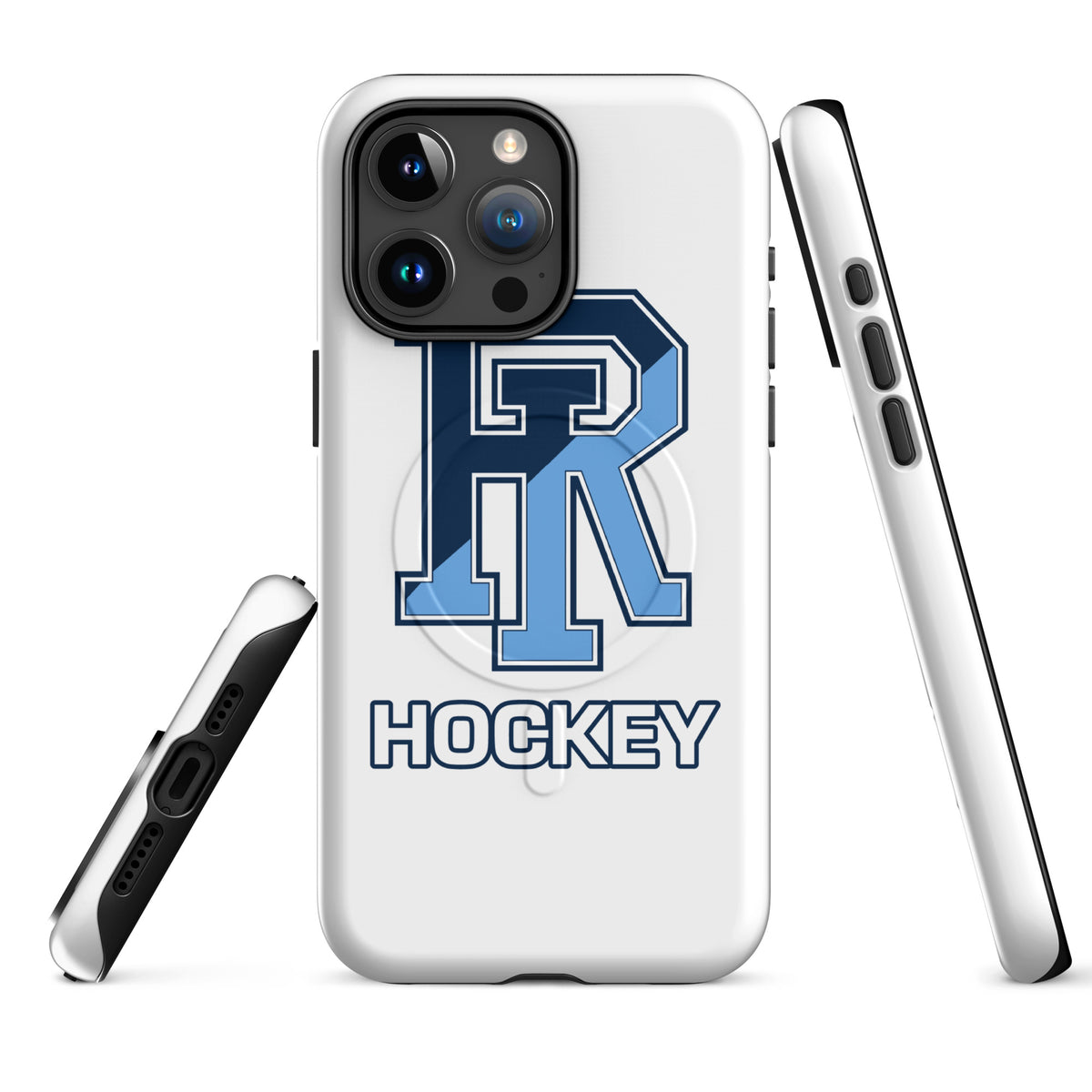 Magsafe Tough Case for iPhone | URI Men’s Hockey | Crest Logo
