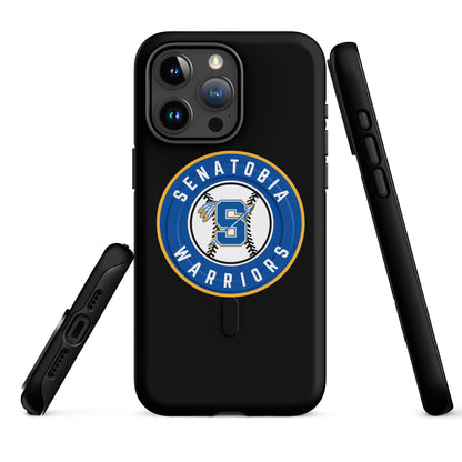 Magsafe Tough Case for iPhone | Senatobia Warriors Baseball | Badge Logo
