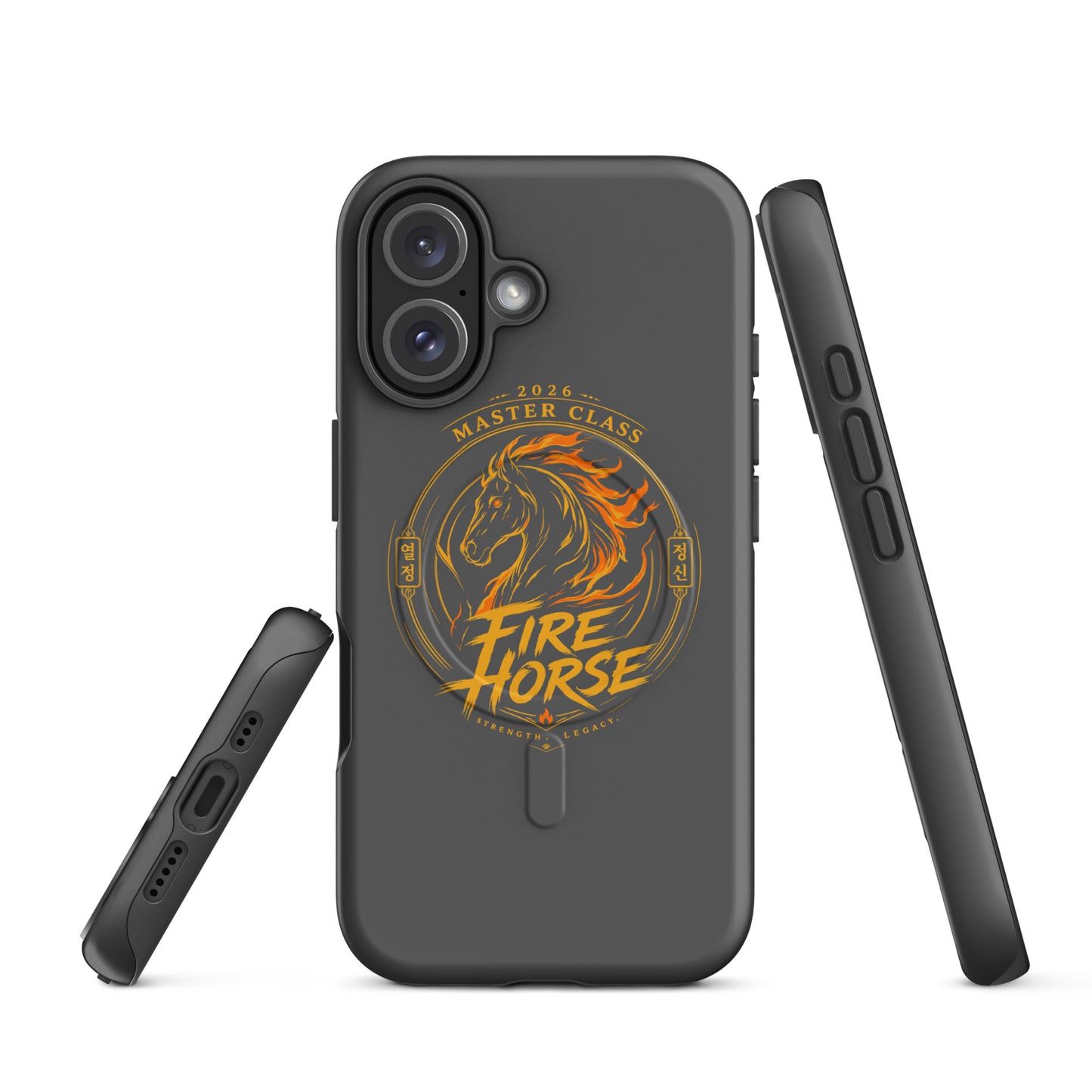 Magsafe Tough Case for iPhone | Fire Horse Masters | Crest Logo
