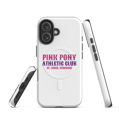 Magsafe Tough Case for iPhone | Pink Pony Athletic Club | Athletic Wordmark Logo