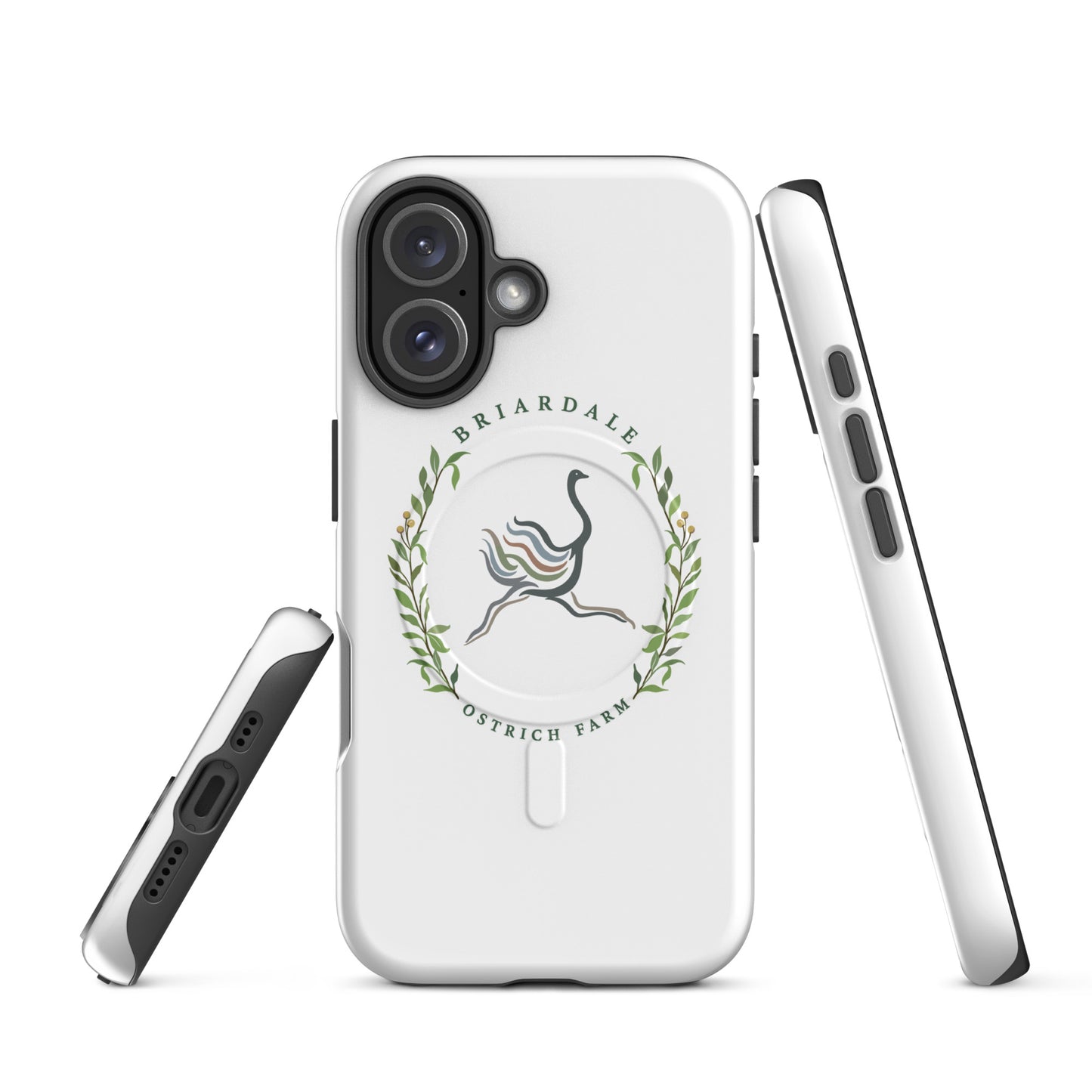 Magsafe Tough Case for iPhone | Briardale Ostrich Farm | Crest Logo