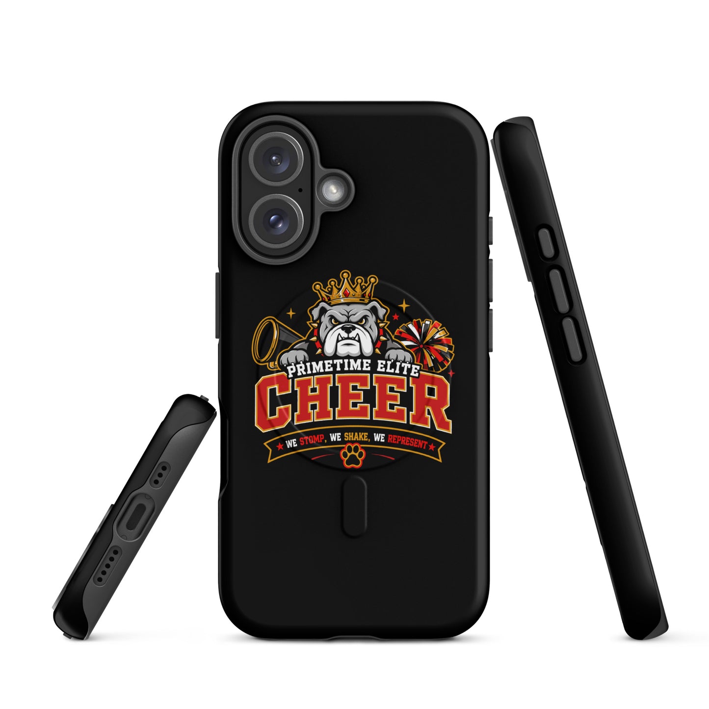Magsafe Tough Case for iPhone | PTE Bulldog Cheer | Crest Logo