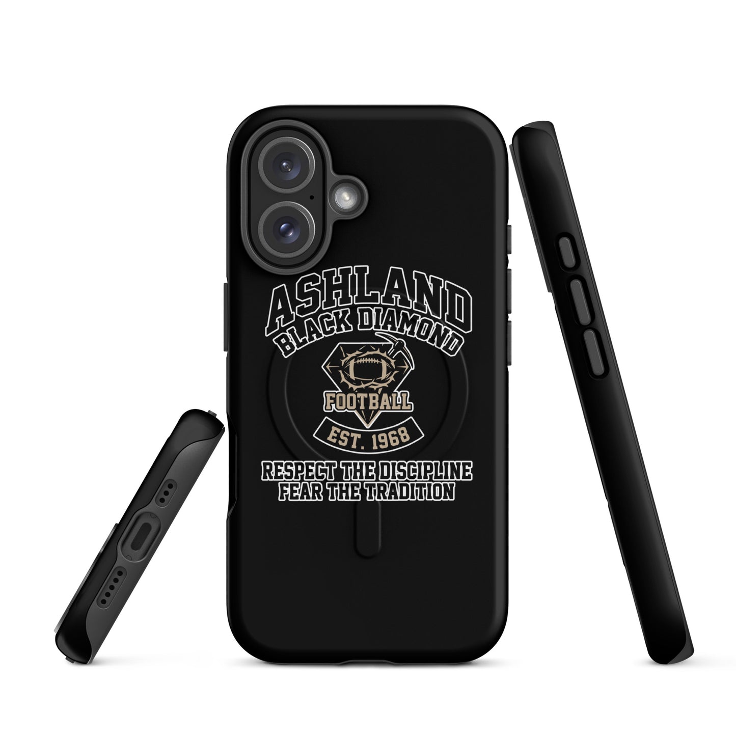 Magsafe Tough Case for iPhone | Ashland Black Diamonds | Emblem Logo