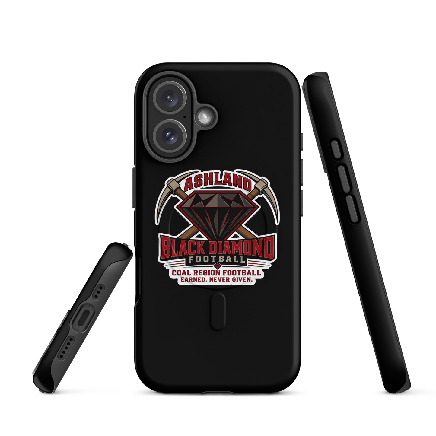 Magsafe Tough Case for iPhone | Ashland Black Diamonds | Vanguard Logo