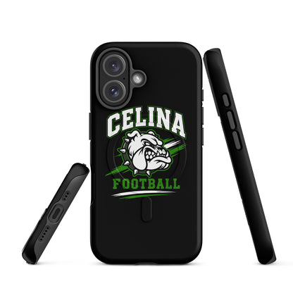 Magsafe Tough Case for iPhone | Celina Black Football | Emblem Logo