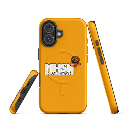Magsafe Tough Case for iPhone | Orange Wave Marching Band | Crest Logo