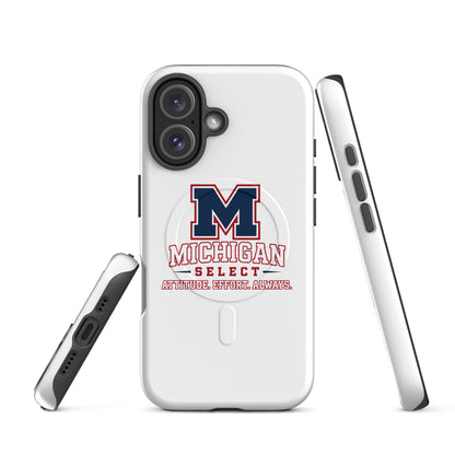 Magsafe Tough Case for iPhone | Michigan Select Baseball | Crest Logo