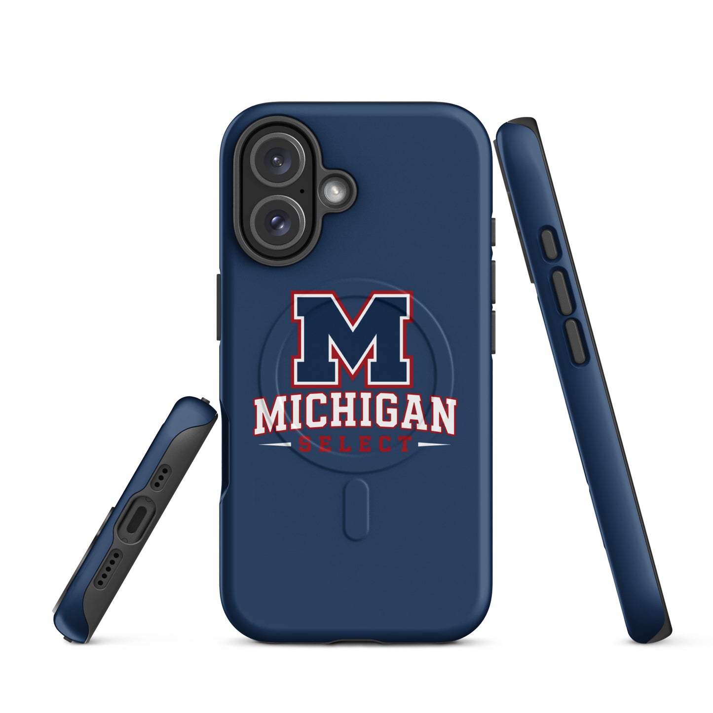 Magsafe Tough Case for iPhone | Michigan Select Baseball | Emblem Logo