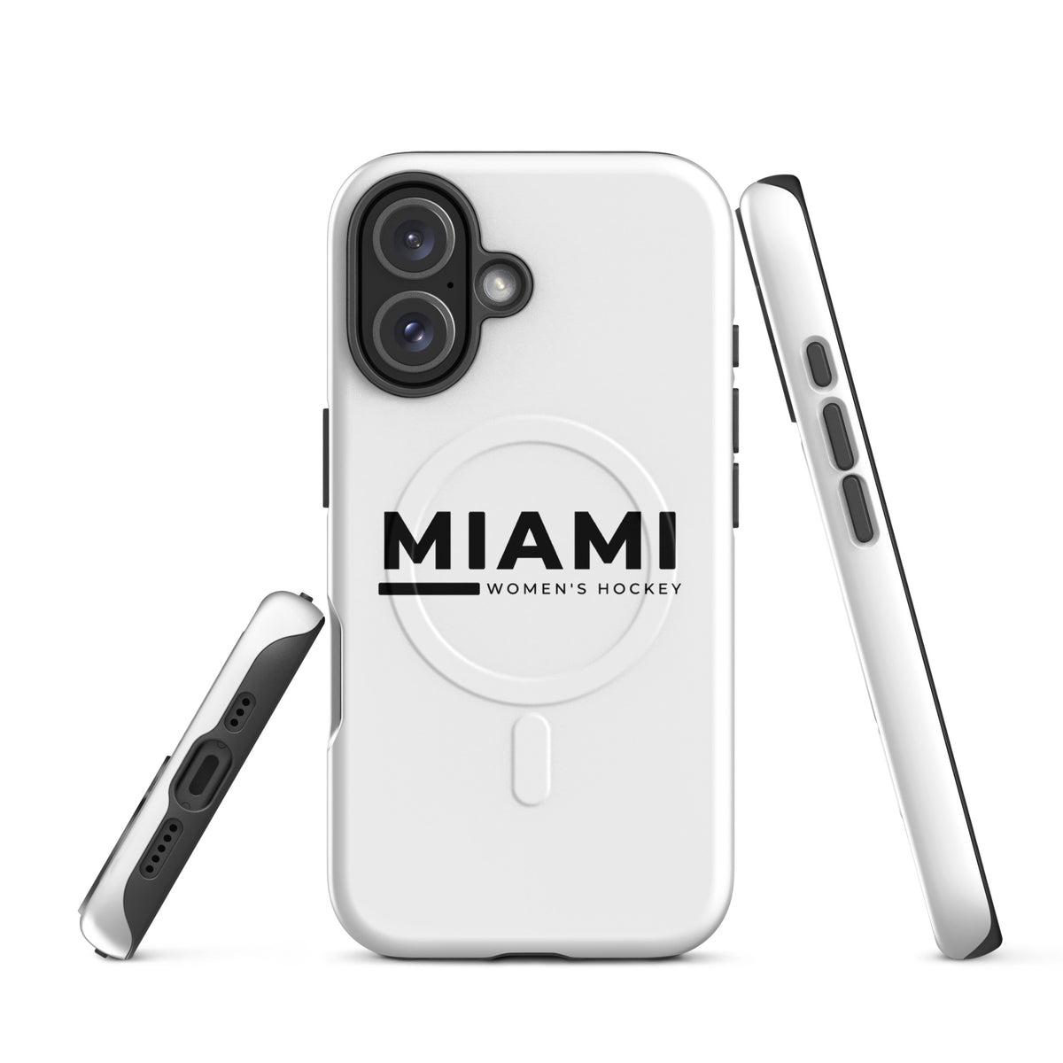 Magsafe Tough Case for iPhone | Miami Women's Hockey | Lettermark Logo