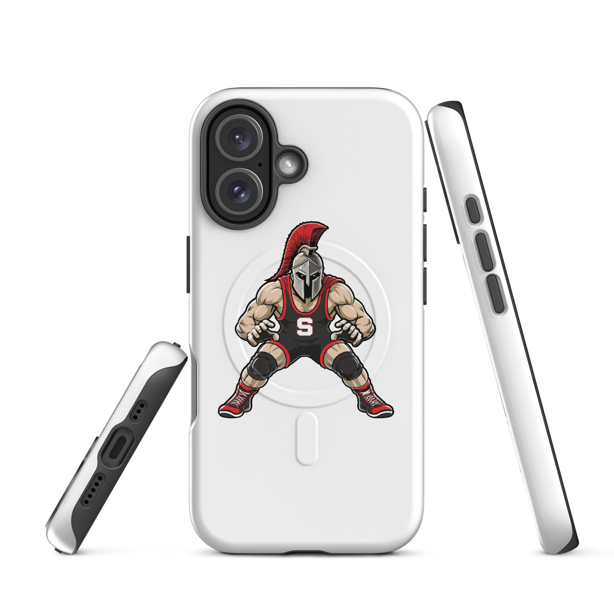 Magsafe Tough Case for iPhone | Spartan Wrestling Club | Mascot Logo