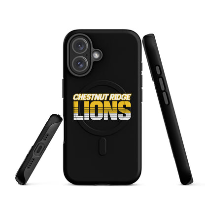Magsafe Tough Case for iPhone | Chestnut Ridge Lions Football | Script Logo