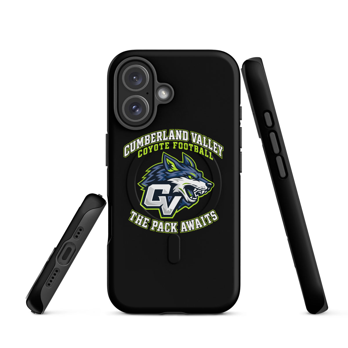 Magsafe Tough Case for iPhone | Cumberland Valley Coyotes Football | Emblem Logo