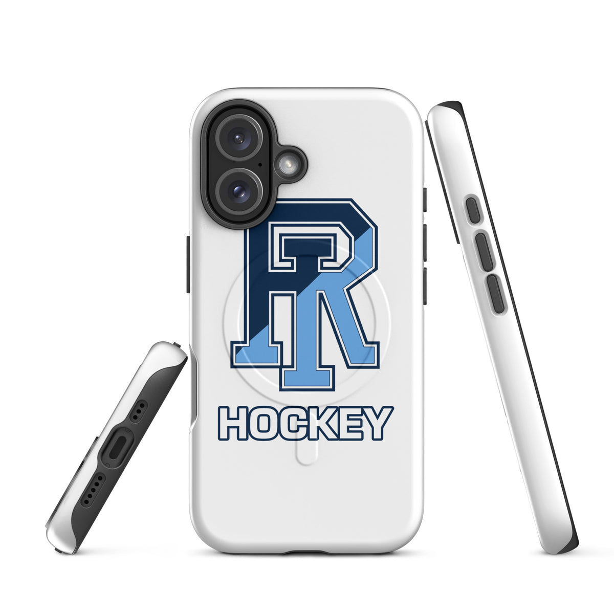 Magsafe Tough Case for iPhone | URI Men’s Hockey | Crest Logo