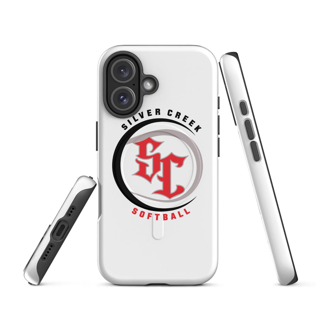 Magsafe Tough Case for iPhone | Silver Creek 12U Schreiber | Emblem Logo