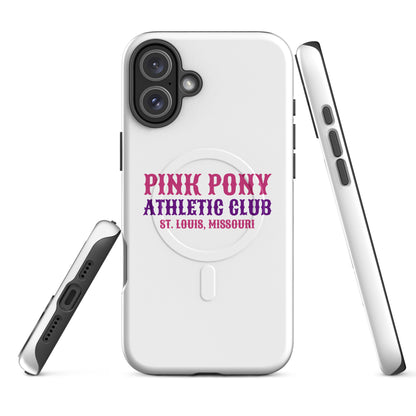 Magsafe Tough Case for iPhone | Pink Pony Athletic Club | Athletic Wordmark Logo