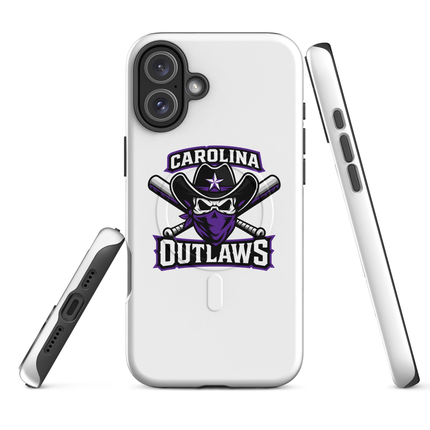 Magsafe Tough Case for iPhone | Carolina Outlaws Baseball | Crest Logo