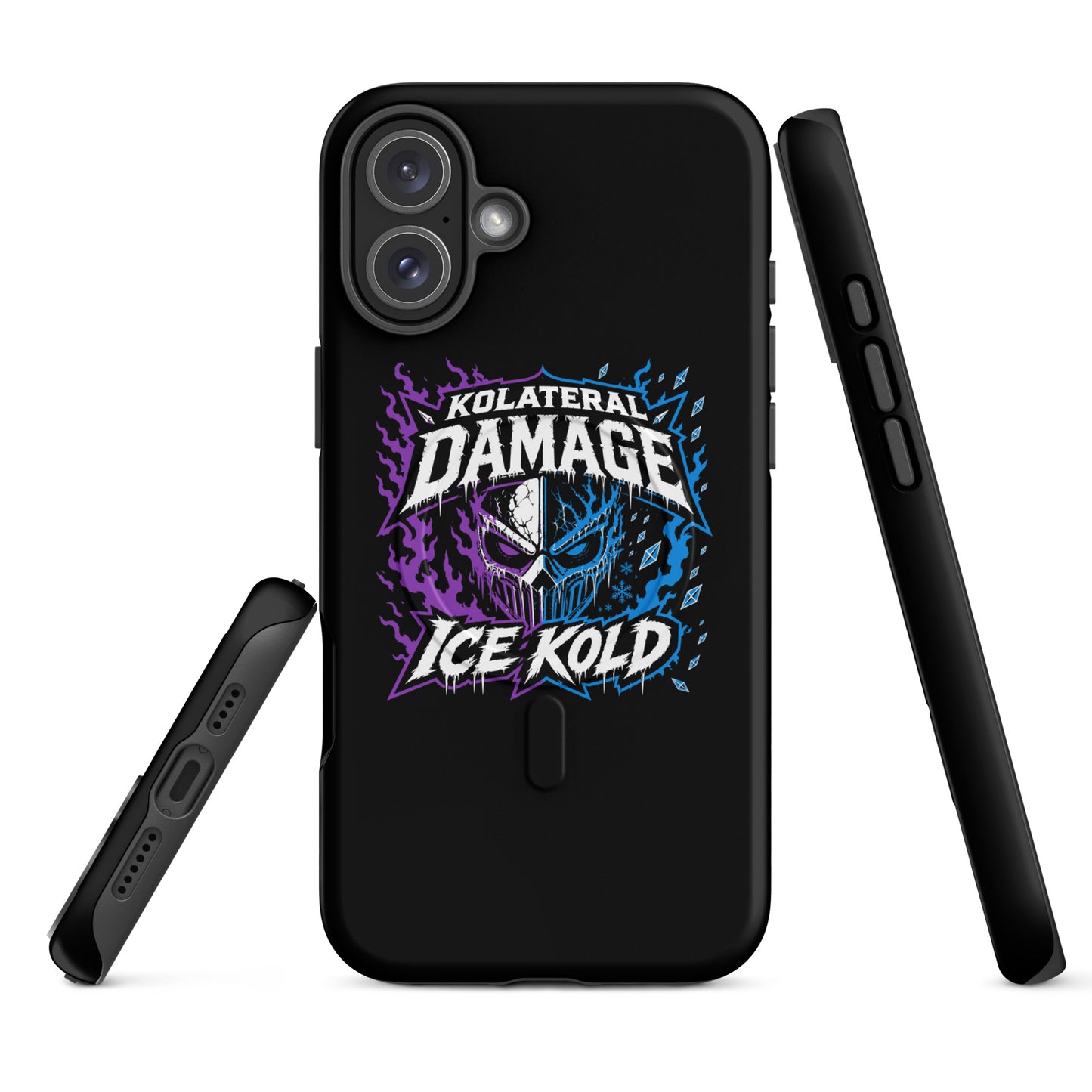Magsafe Tough Case for iPhone | Kolateral Damage E-Sports | Ice Kold Crest Logo