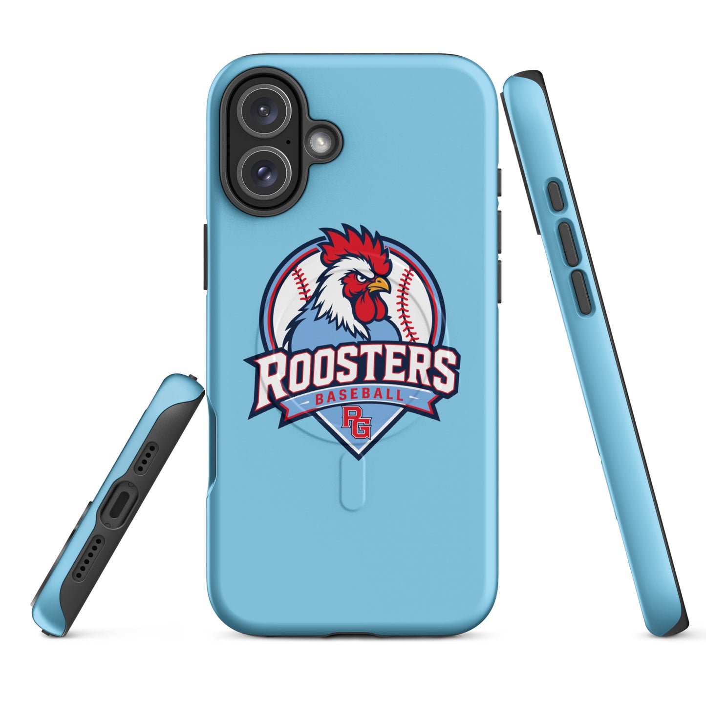 Magsafe Tough Case for iPhone | Rooster Nation | Athletic Crest Logo