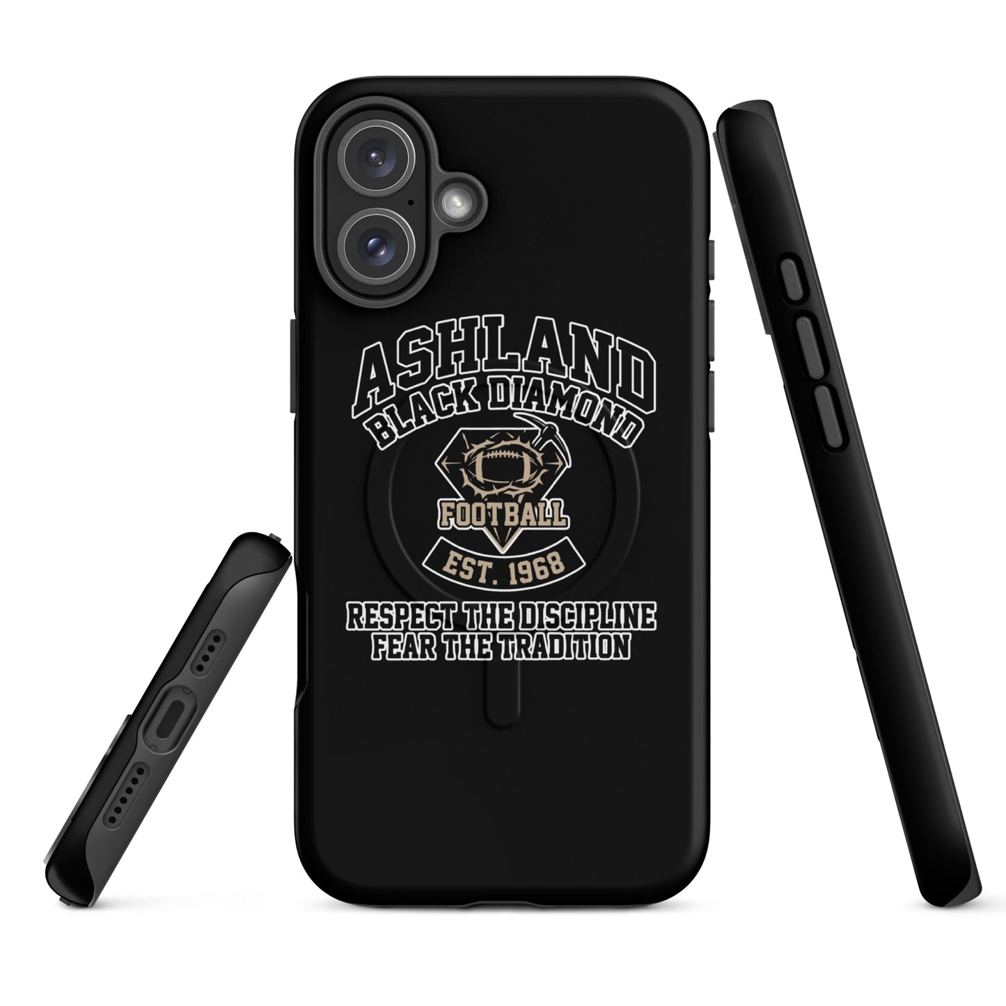 Magsafe Tough Case for iPhone | Ashland Black Diamonds | Emblem Logo