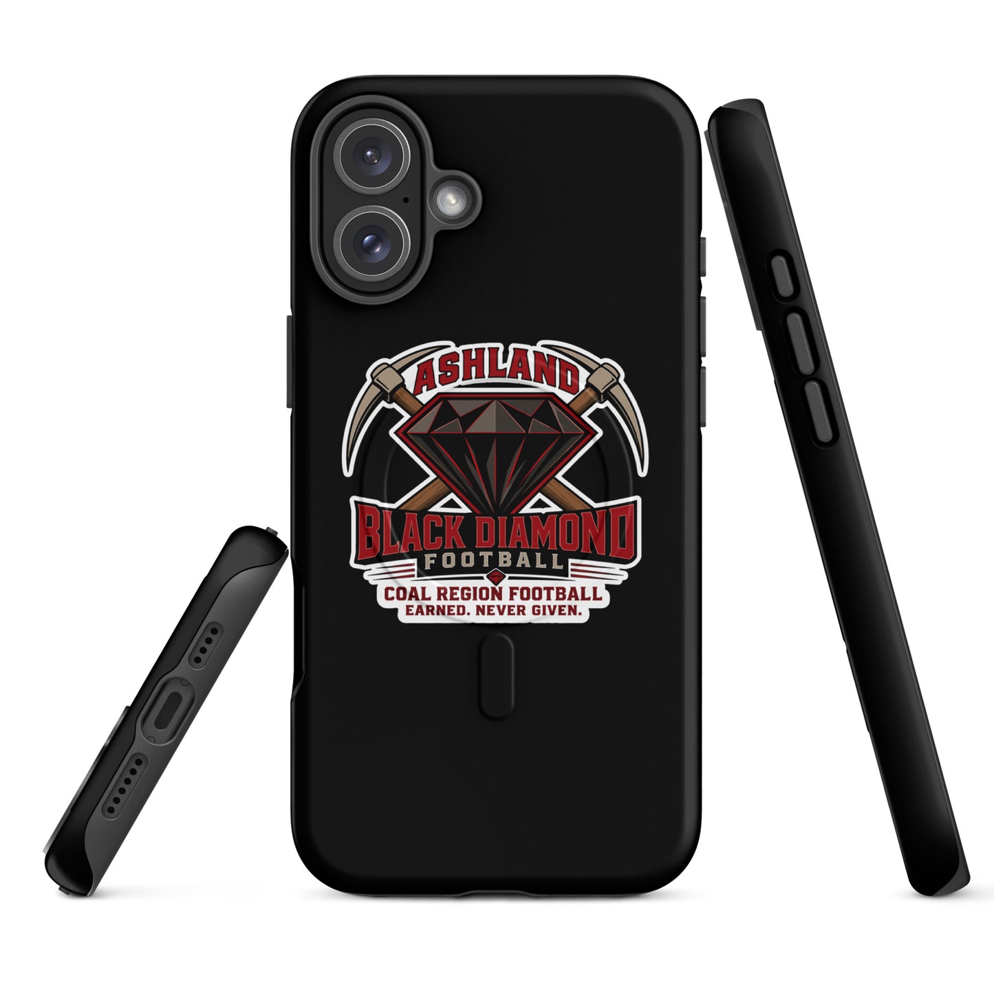 Magsafe Tough Case for iPhone | Ashland Black Diamonds | Vanguard Logo
