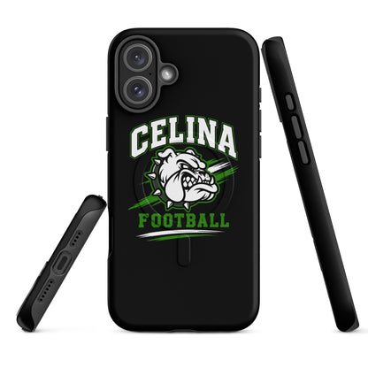 Magsafe Tough Case for iPhone | Celina Black Football | Emblem Logo