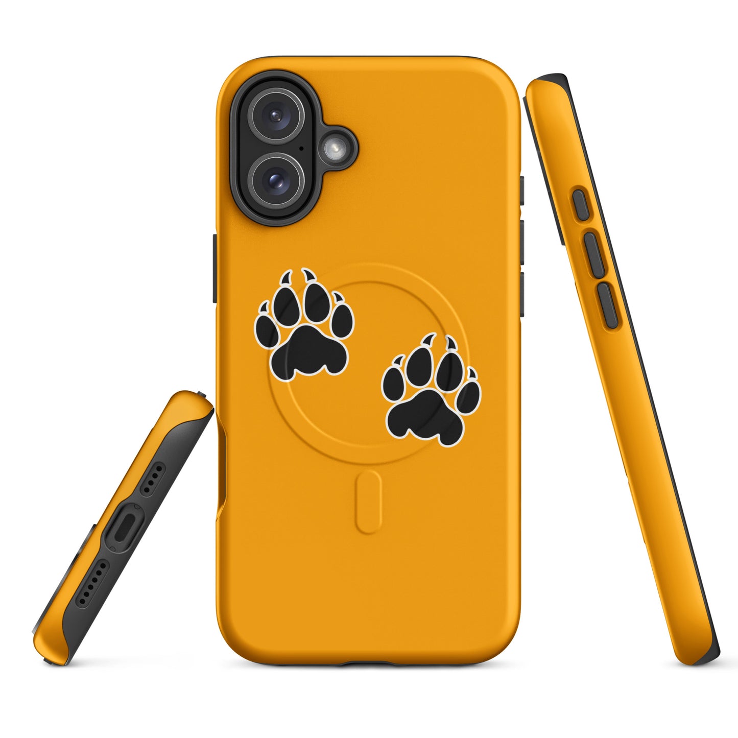 Magsafe Tough Case for iPhone | Orange Wave Marching Band | Paw Mark Logo