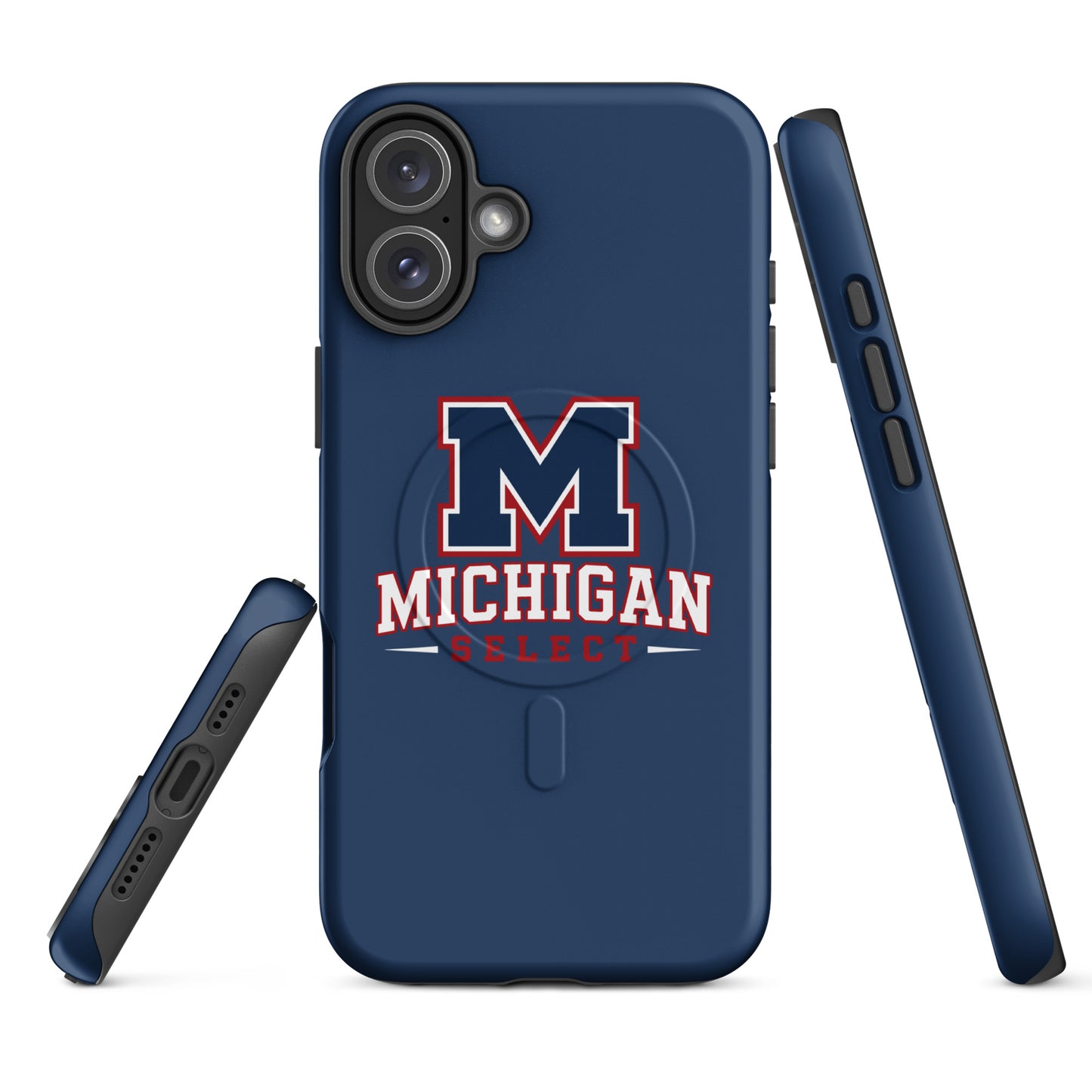 Magsafe Tough Case for iPhone | Michigan Select Baseball | Emblem Logo