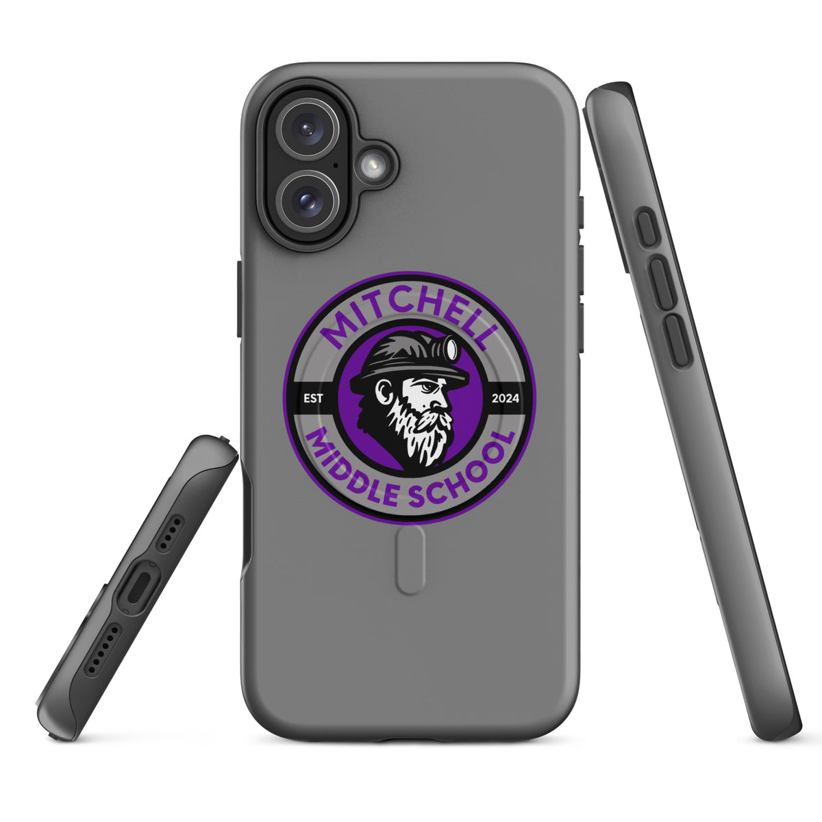Magsafe Tough Case for iPhone | Mitchell Middle School Softball | Badge Logo