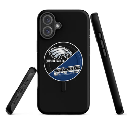 Magsafe Tough Case for iPhone | Edison Eagles/CWA Wrestling | Badge Logo