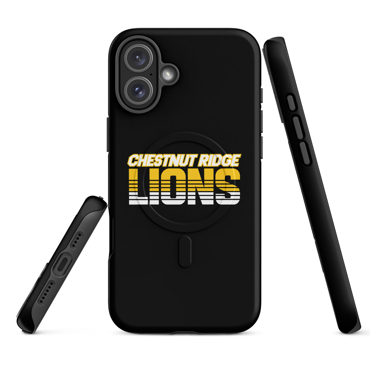 Magsafe Tough Case for iPhone | Chestnut Ridge Lions Football | Script Logo